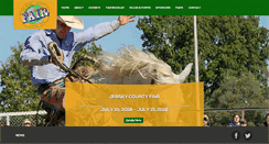 Desktop Screenshot of jerseycountyfair.com